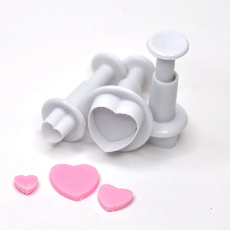 Heart Fondant Cutter (Set of 3)