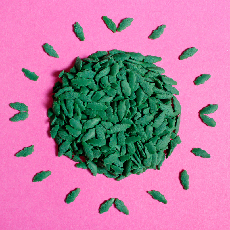 Bulk Bag - Holly Leaves Christmas Sprinkles  (Best Before 30 Jun 2024)