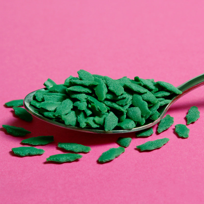 Bulk Bag - Holly Leaves Christmas Sprinkles  (Best Before 30 Jun 2024)