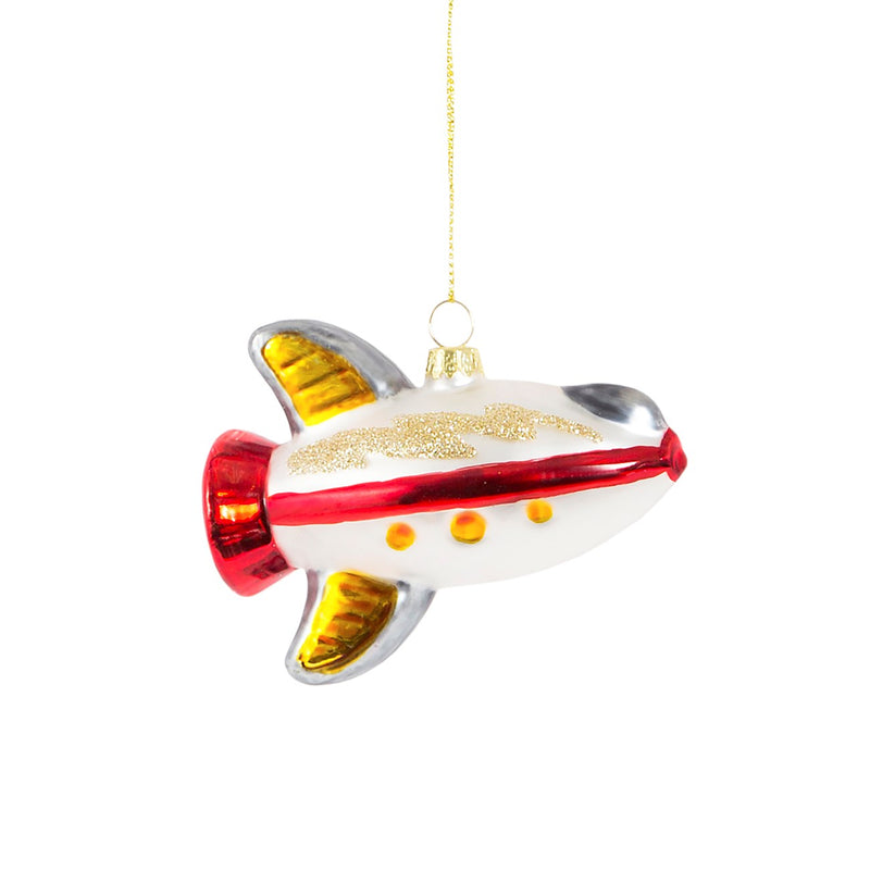 Intergalactic Spaceship Shaped Bauble
