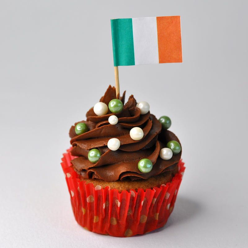 Irish Flag Cake Topper Pack of 48