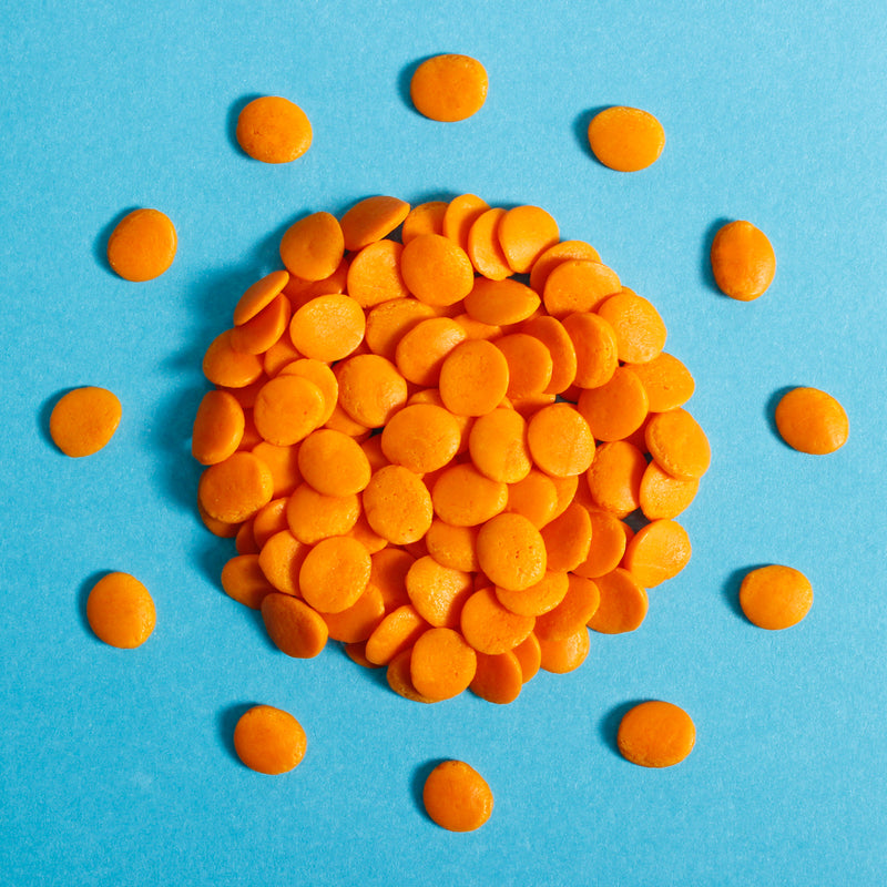 Orange JUMBO Sequins Confetti Sprinkles (Best Before 30 Jun 2025)