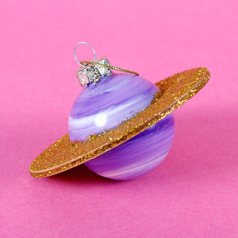 Mini Planets Shaped Bauble Set of 4