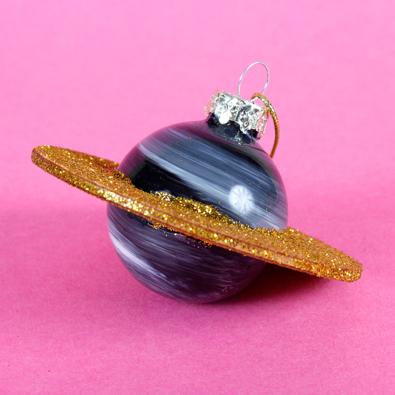 Mini Planets Shaped Bauble Set of 4