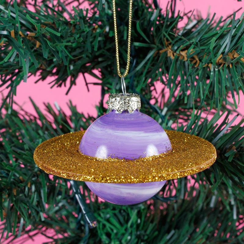 Mini Planets Shaped Bauble Set of 4