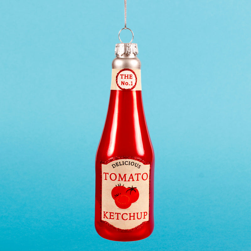 Ketchup Bottle Hanging Decoration Bauble