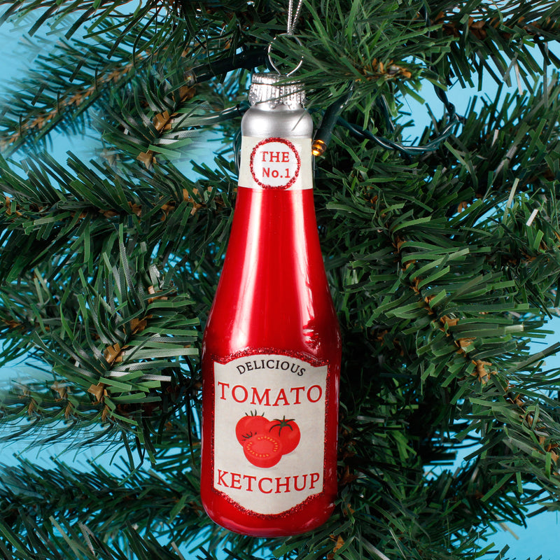 Ketchup Bottle Hanging Decoration Bauble