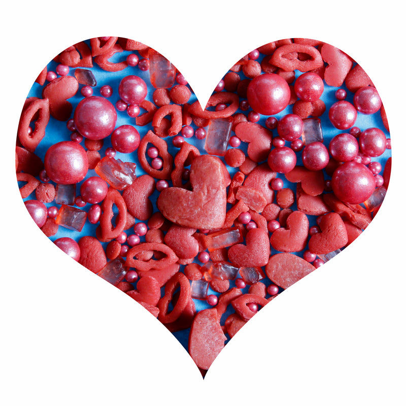 Kiss and Tell Red Sprinkles Mix (Best Before 30 Sep 2022)