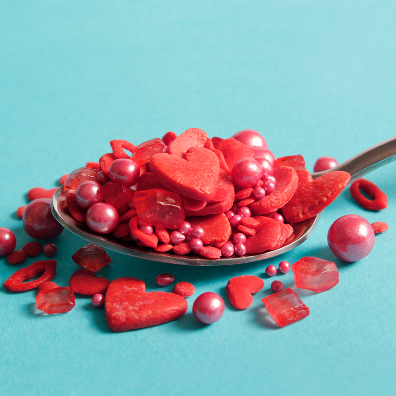 Kiss and Tell Red Sprinkles Mix (Best Before 30 Sep 2022)