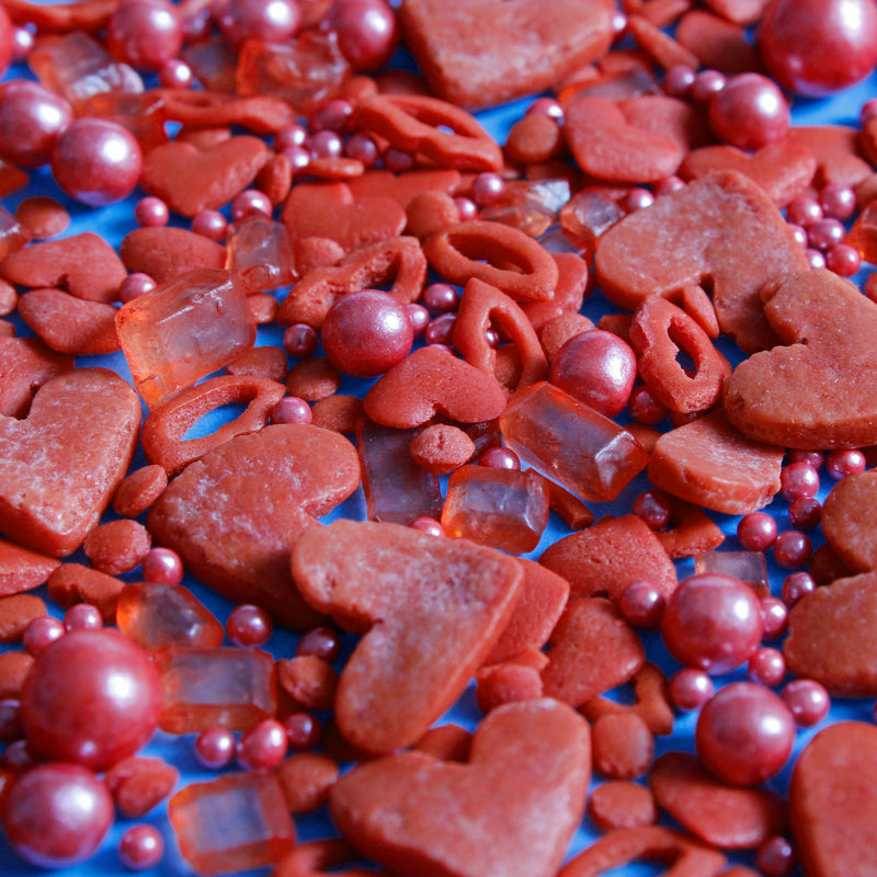 Kiss and Tell Red Sprinkles Mix (Best Before 30 Sep 2022)