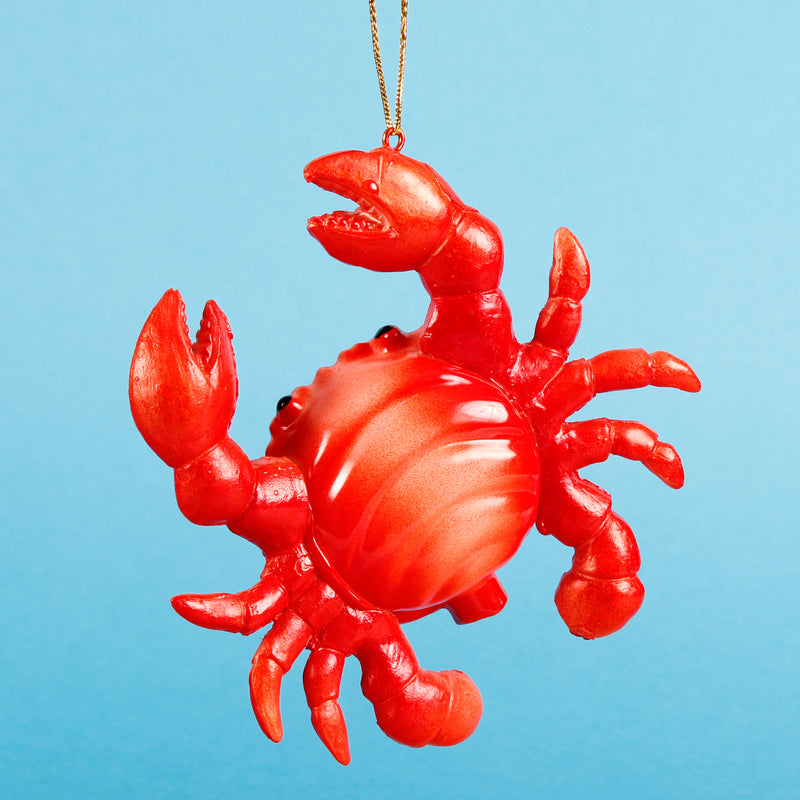Crab Hanging Christmas Bauble