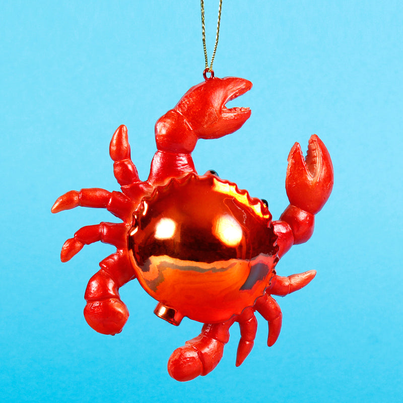 Crab Hanging Christmas Bauble