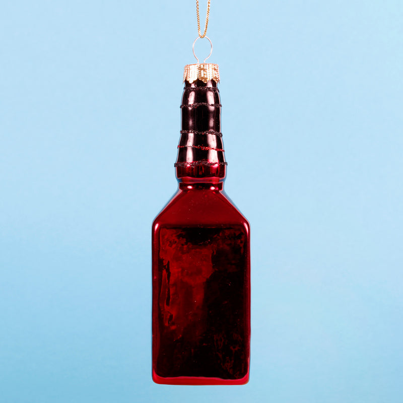Lets Celebrate Scotch Bottle Shaped Bauble Hanging Decoration