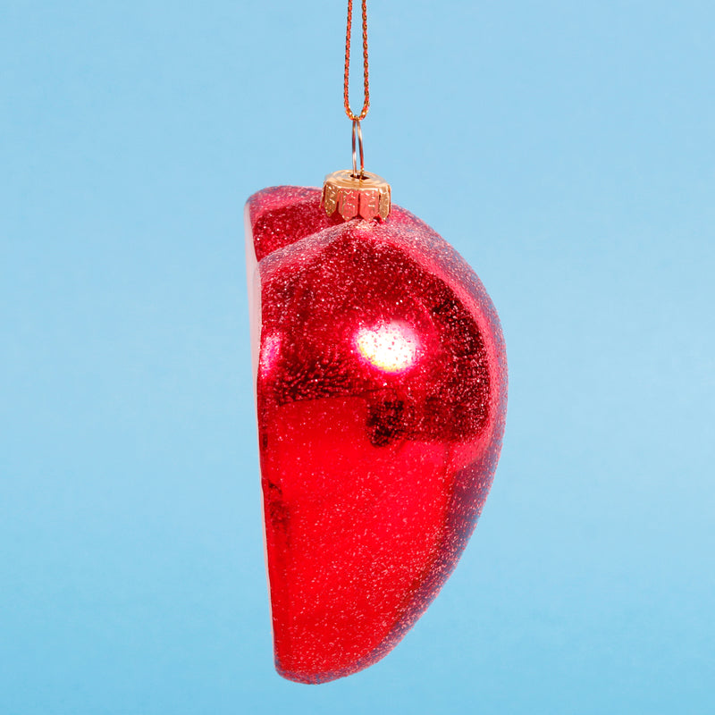 Apple Half Shaped Bauble Hanging Decoration