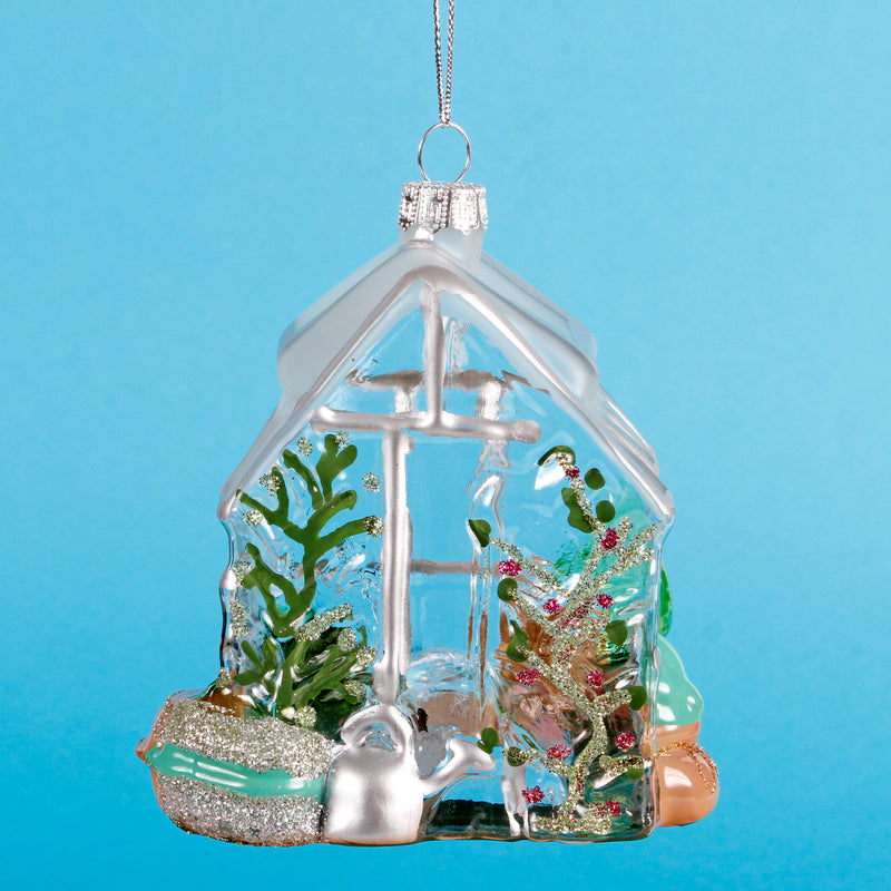Greenhouse Shaped Bauble Hanging Decoration