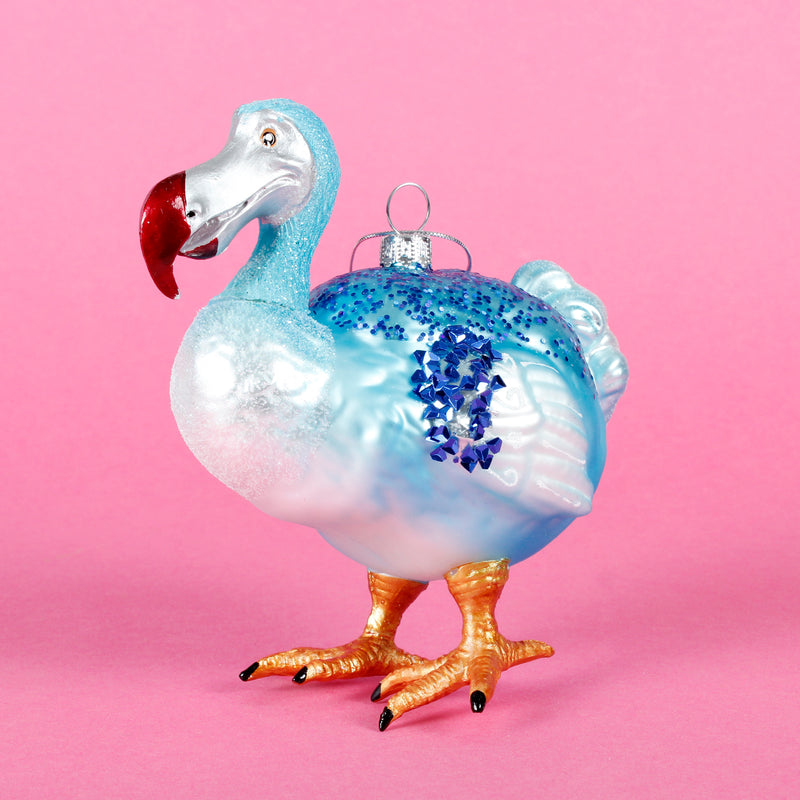Dodo Shaped Hanging Christmas Bauble