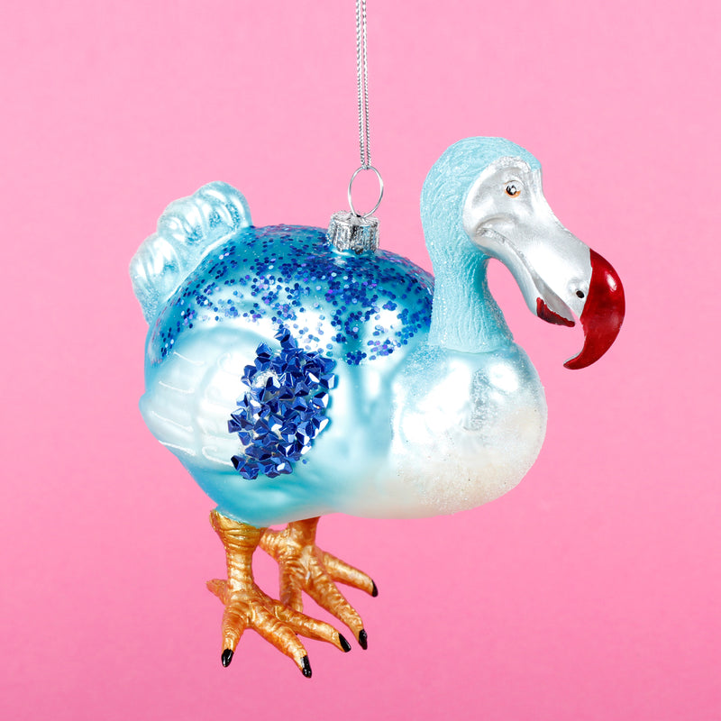 Dodo Shaped Hanging Christmas Bauble