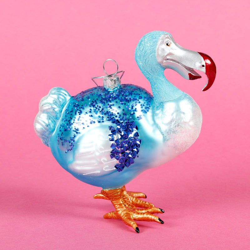 Dodo Shaped Hanging Christmas Bauble