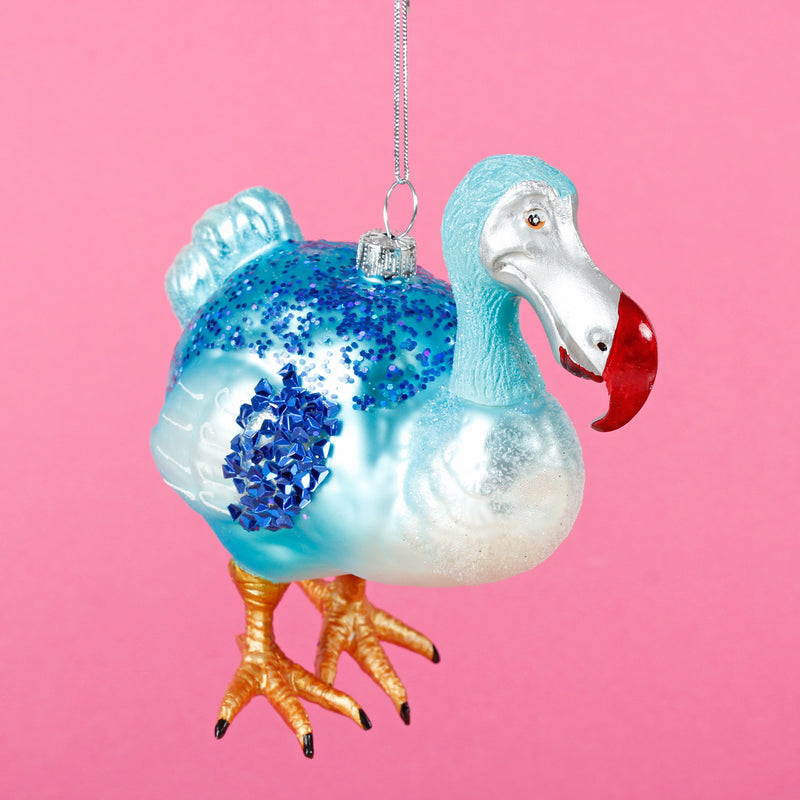 Dodo Shaped Hanging Christmas Bauble