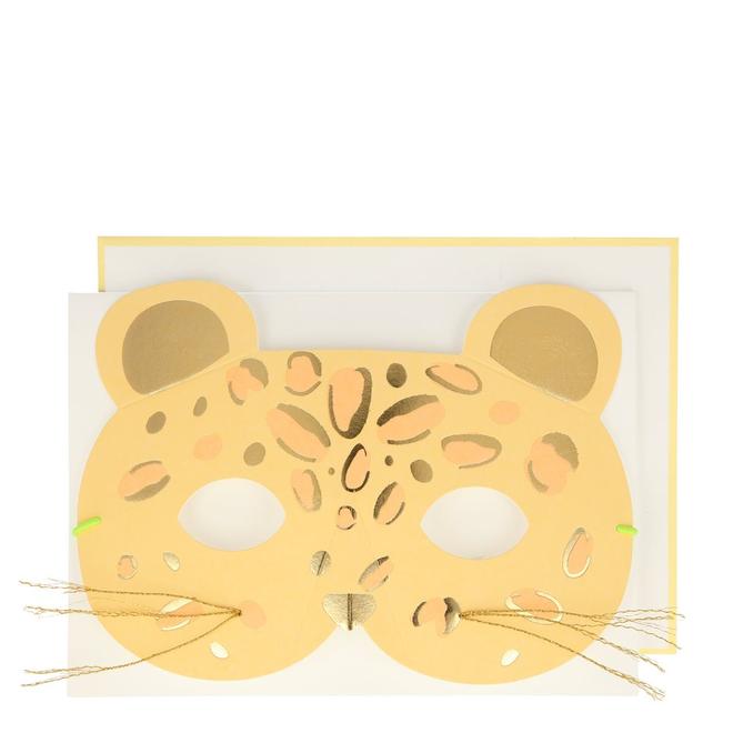 Leopard Mask Card