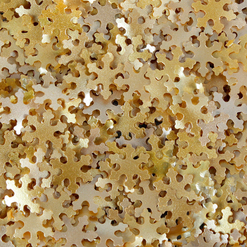 Luxury Gold Glitter Snowflake Sprinkles (Made to order)