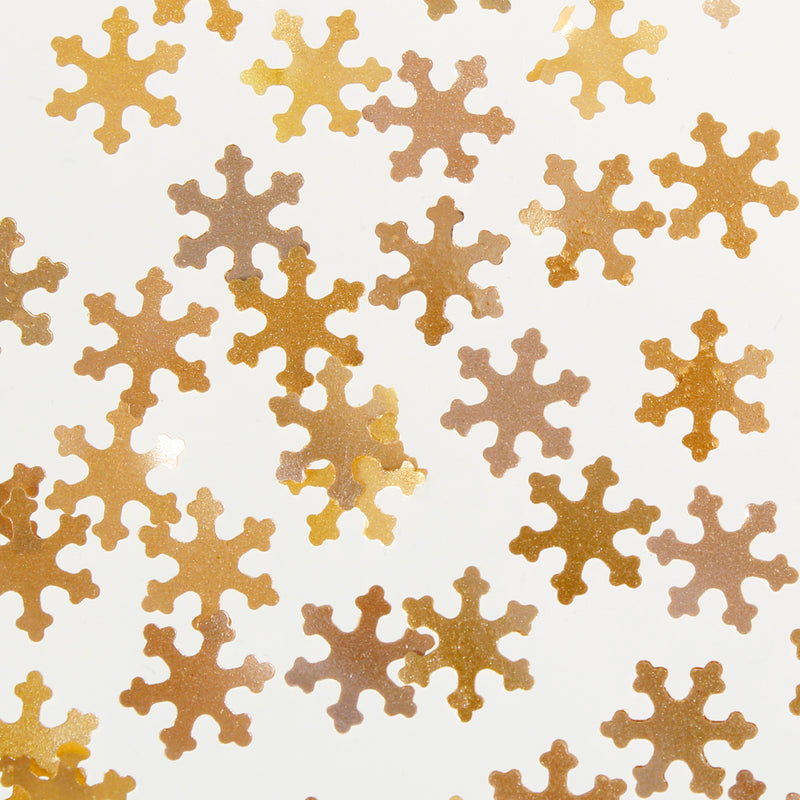 Luxury Gold Glitter Snowflake Sprinkles (Made to order)