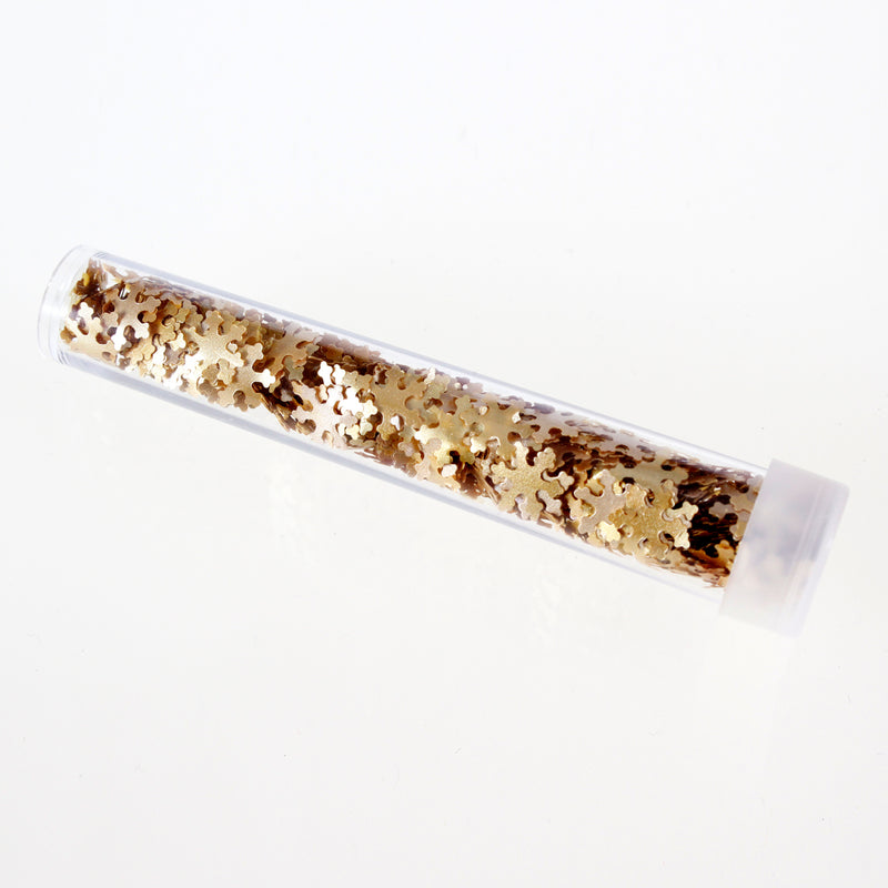 Luxury Gold Glitter Snowflake Sprinkles (Made to order)