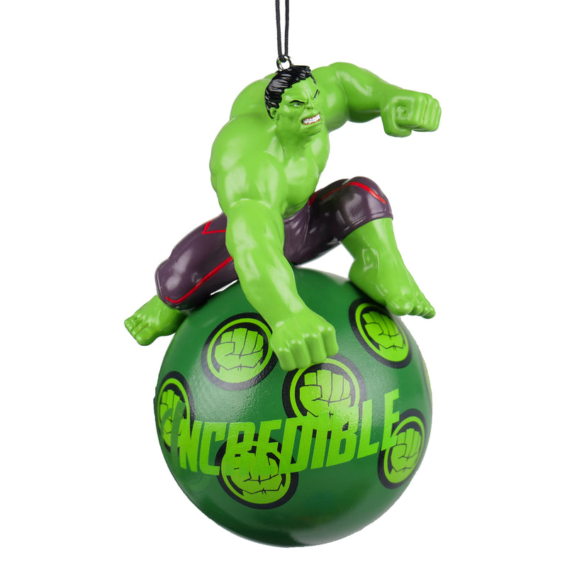 Pre-Order Dispatch in Sept - Incredible HULK 3D Shaped Hanging Christmas Tree Decoration Bauble