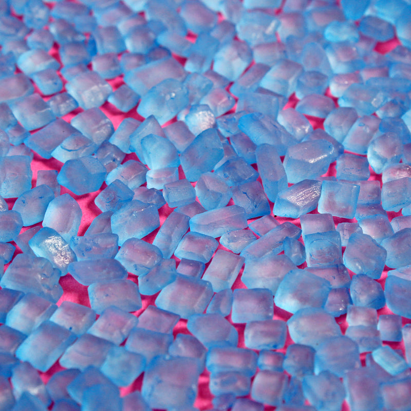 Bulk Bag - Blue Matte Sugar Rocks Cake Sprinkles (Best Before 30 Jun 2025)