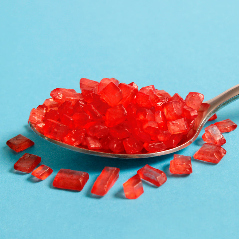 Bulk Bag - Red Matte Sugar Rocks Sprinkles (Best Before 30 Jun 2025)