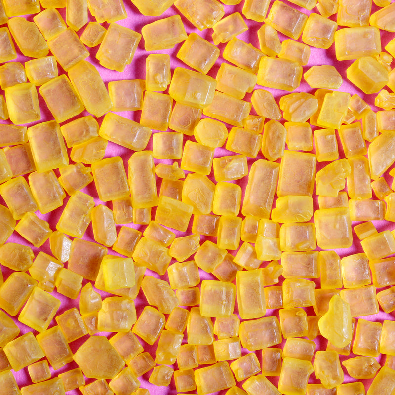 Yellow Sugar Rocks Matte Cake Sprinkles (Best Before 31 Dec 2024)