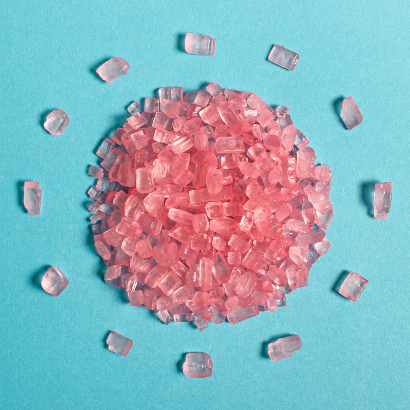 Bulk Bag - Pink Sugar Rocks Matte Sprinkles (Best Before 30 Jun 2025)