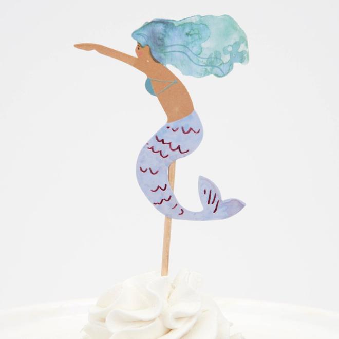 Mermaid Cupcake Kit Pack of 24 in 6 Designs
