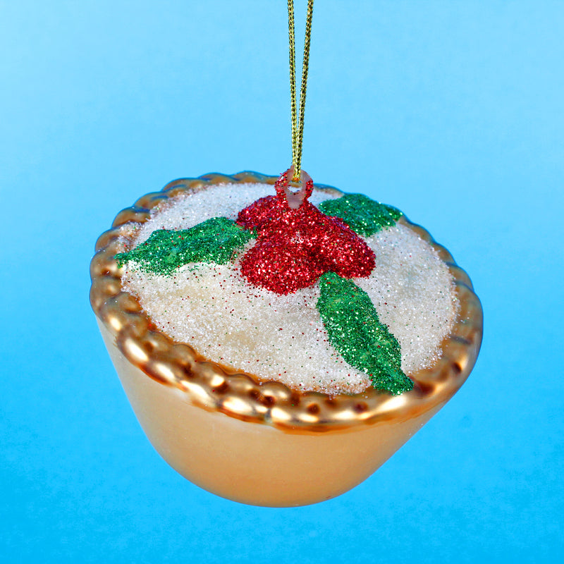 Mince Pie Shaped Bauble Hanging Decoration