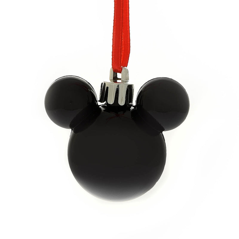 Mickey Set of 12 Shiny Colours 3D Hanging Christmas Tree Decoration Baubles