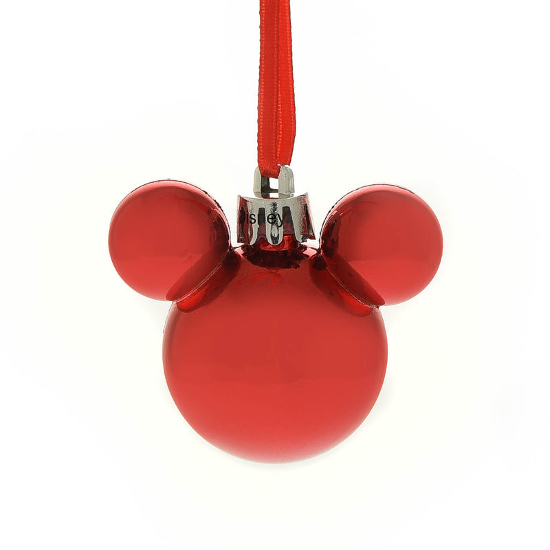 Mickey Set of 12 Shiny Colours 3D Hanging Christmas Tree Decoration Baubles