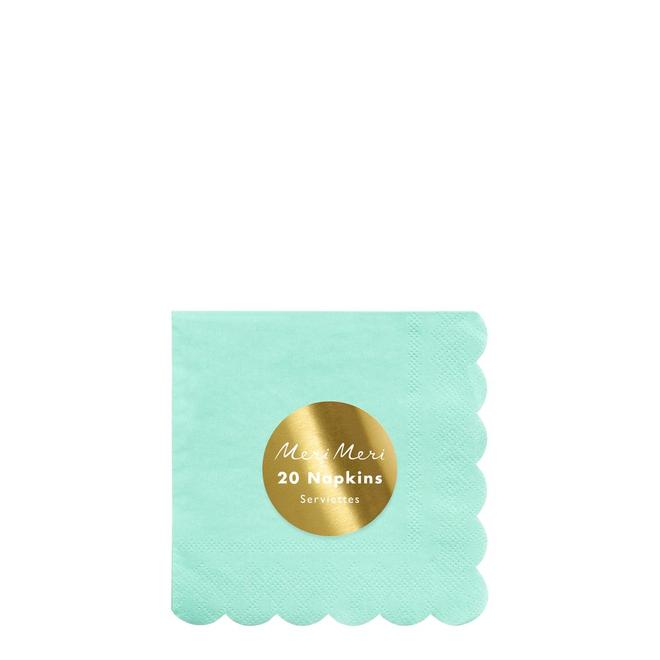 Mint Small Napkins Pack of 20