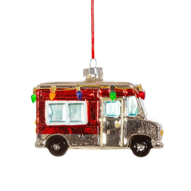Mobile Home Shaped Bauble Hanging Decoration Set