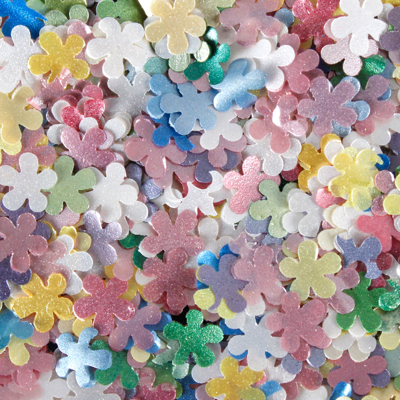 Luxury Rainbow Glitter Flower Sprinkles (Made to order)