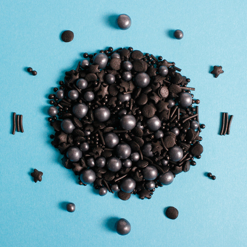 Obsidian Black Sprinkle Mix (Best Before 30 Jun 2024)