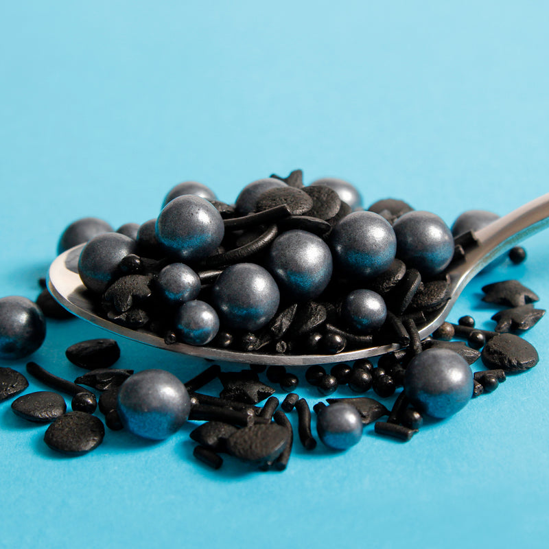 Obsidian Black Sprinkle Mix (Best Before 30 Jun 2024)