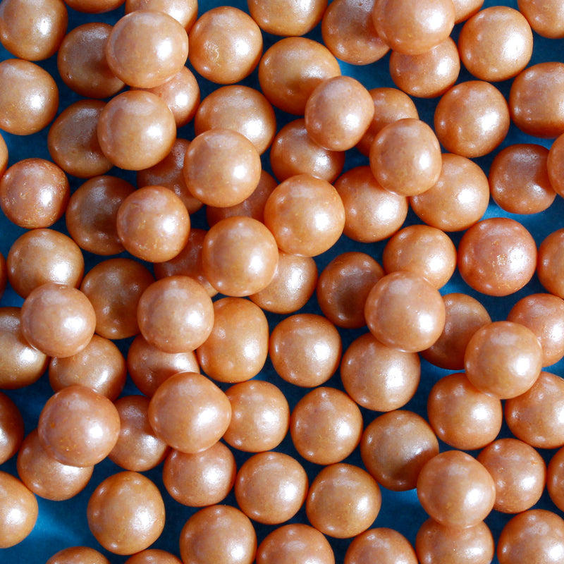 Orange 6mm Edible Pearls (Best Before 30 Jun 2024)