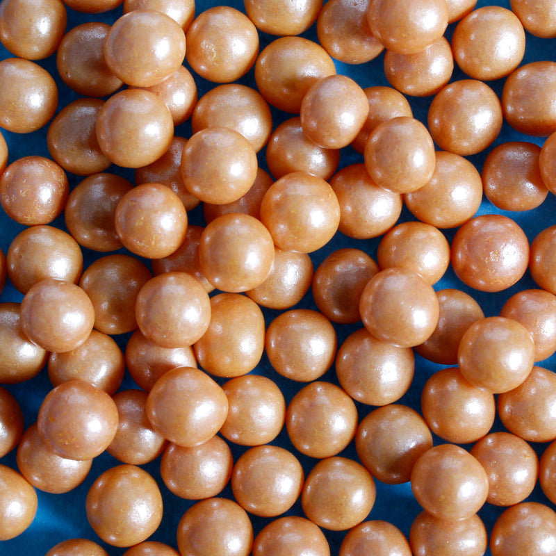 Bulk Bag - Orange 6mm Edible Pearls (Best Before 30 Jun 2024)