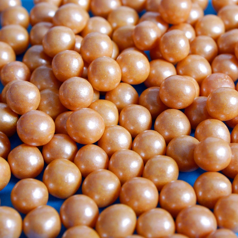 Bulk Bag - Orange 6mm Edible Pearls (Best Before 30 Jun 2024)