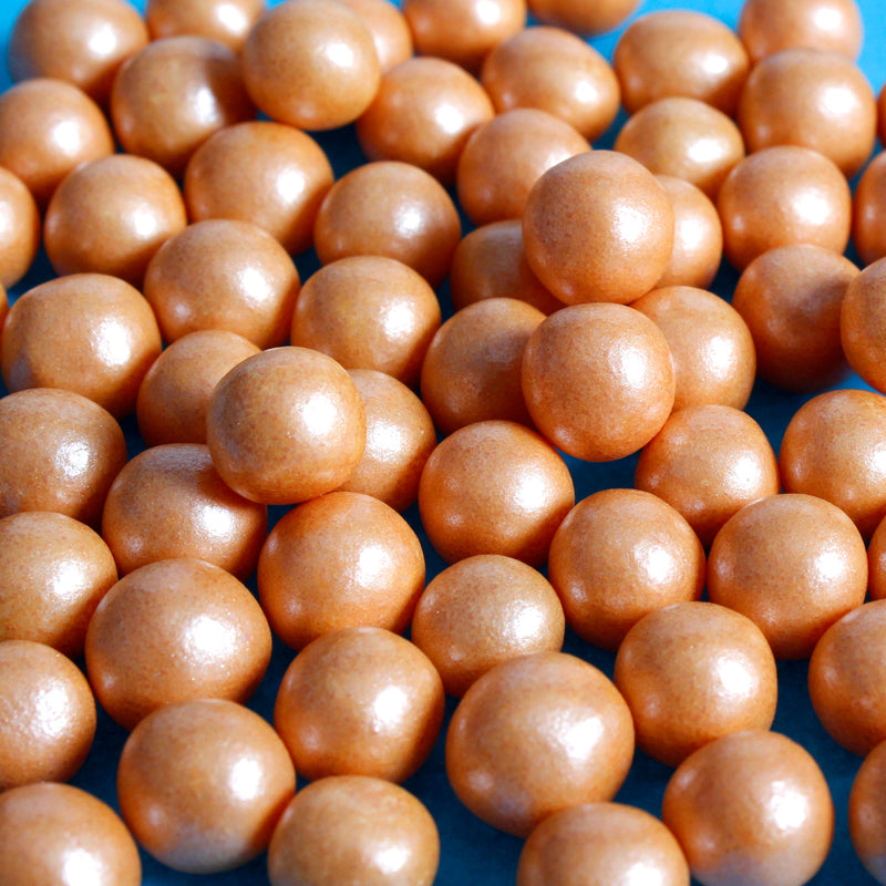 Bulk Bag - Orange 8mm Edible Pearls (Best Before 30 Jun 2024)