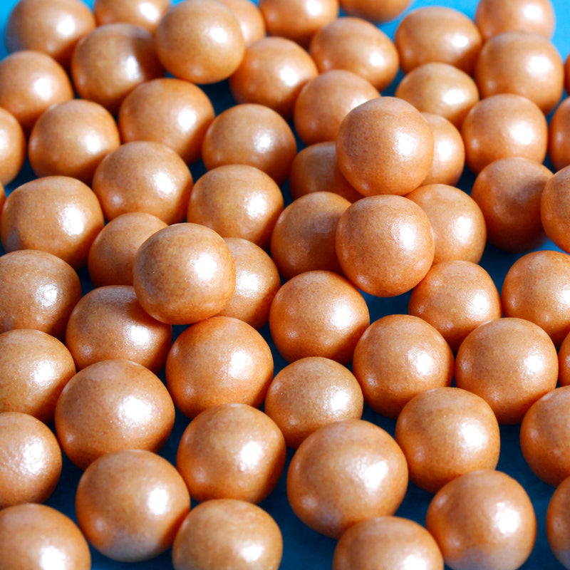 Orange 8mm Edible Pearls (Best Before 30 Jun 2024)