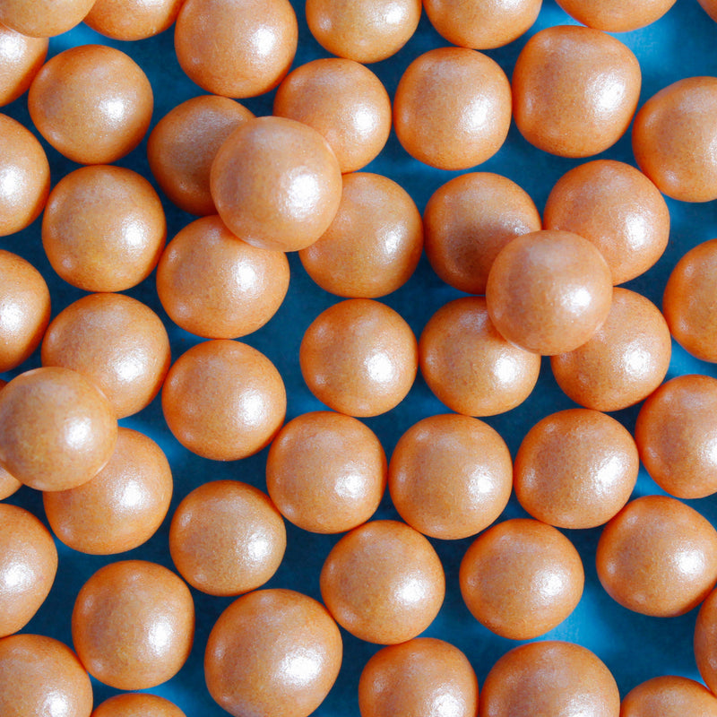 Orange 8mm Edible Pearls (Best Before 30 Jun 2024)