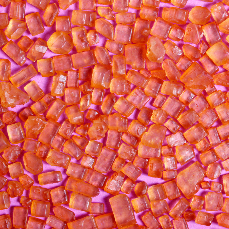 Bulk Bag - Orange Matte Sugar Rocks Sprinkles (Best Before 30 Jun 2025)