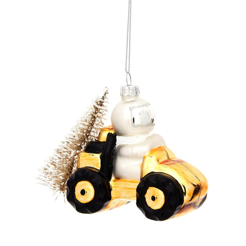 Outer Space Astronaut Explorer Shaped Bauble Hanging Decoration