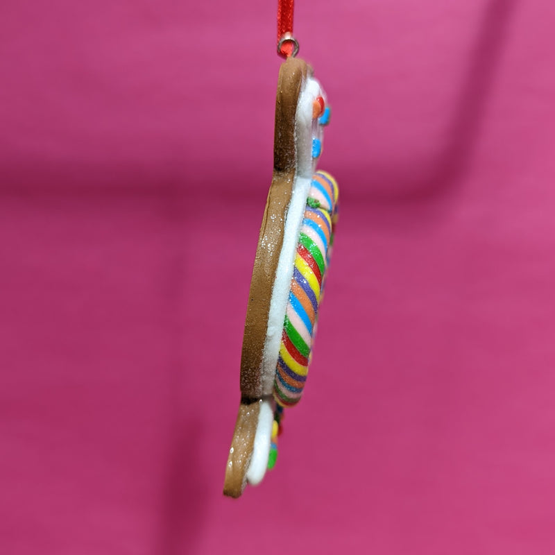 Multicoloured Sweet Shaped Cookies Baubles 3D Hanging Christmas Tree Decorations